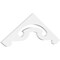 Ekena Millwork Pitch Northwest Architectural Grade PVC Gable Pediment, 36"W x 12"H x 1"P (8/12) GPP036X012X100NOR - alternate 1